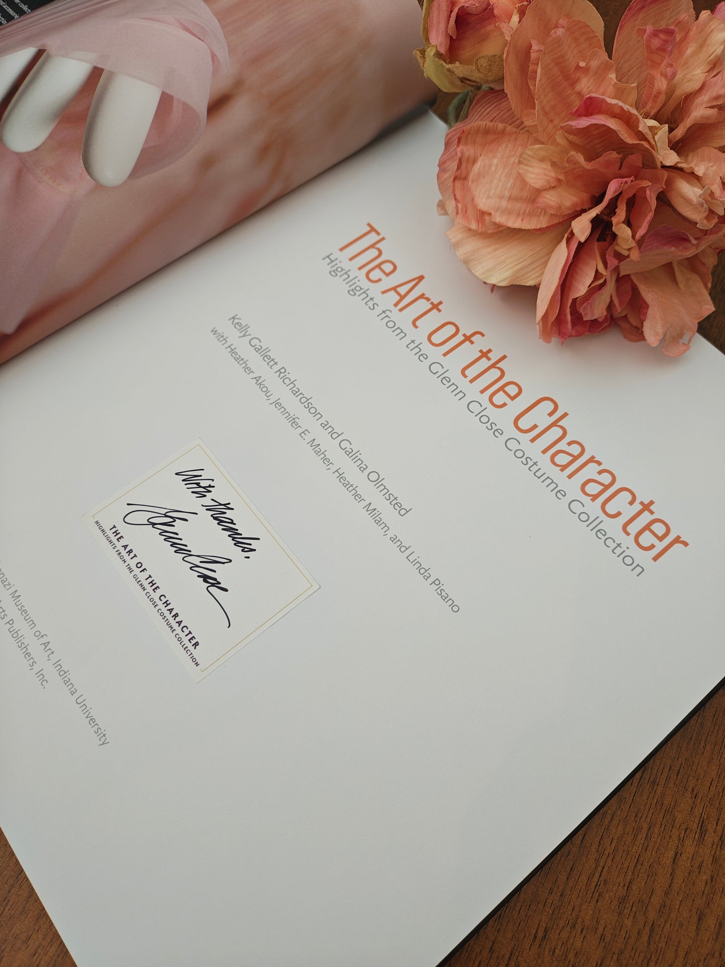 Art of the Character: Glenn Close Exhibition Catalog (SIGNED COPY)