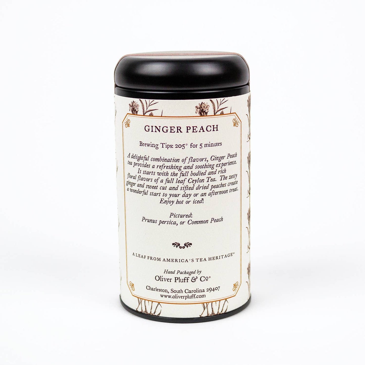 Ginger Peach Tea -- Loose Tea in Signature Tea Tin