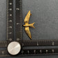 FGS - 18K Gold Plated Steel Flying Bird Stud Earrings