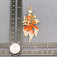 Enamel Goldfish Dangle Earrings