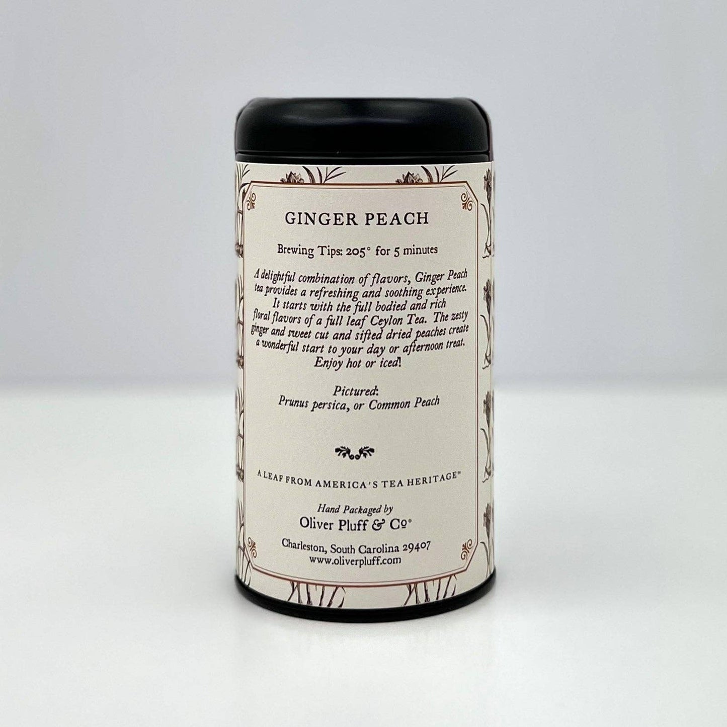 Ginger Peach Tea -- Loose Tea in  Signature Tea Tin